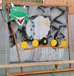 Bogenschiessen in Turnhalle Grundschule